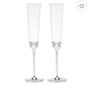 Kate Spade NWT Champagne Lenox Toasting Flutes